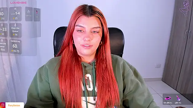 Snapshot of Fieryfenixx chatting on January 30, 11:24 pm Fieryfenixx online show from January 30, 11:24 pm