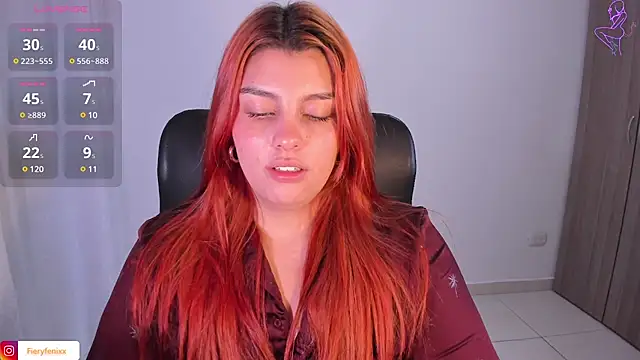 Snapshot of Fieryfenixx chatting on February 3, 3:09 am Fieryfenixx online show from February 3, 3:09 am