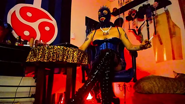 DominatrixBlue online show from February 7, 3:30 pm