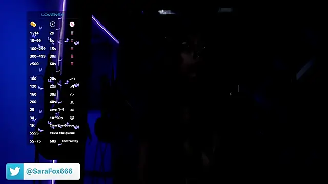 Sara Foxx1 online show from October 8, 8:06 pm