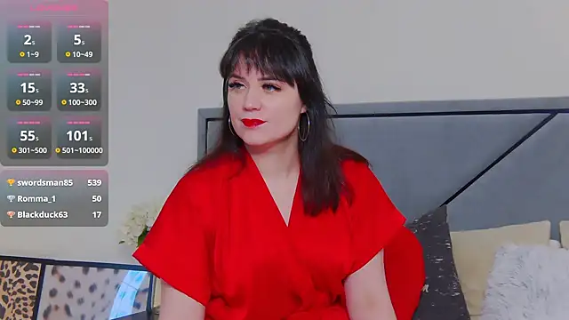 Snapshot of BellaHillss chatting on February 14, 2:33 pm BellaHillss online show from February 14, 2:33 pm