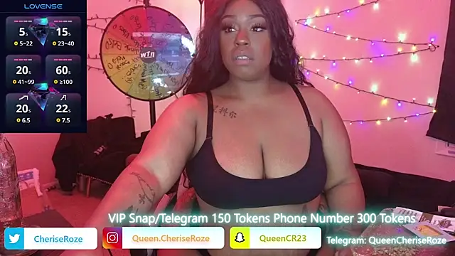 cheriserozequeen online show from December 17, 1:18 am