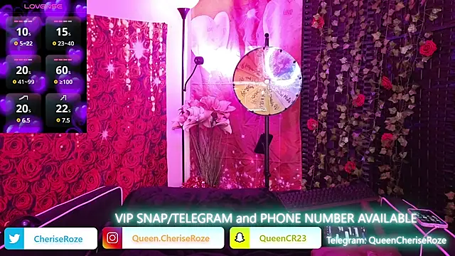 cheriserozequeen online show from March 4, 8:27 pm