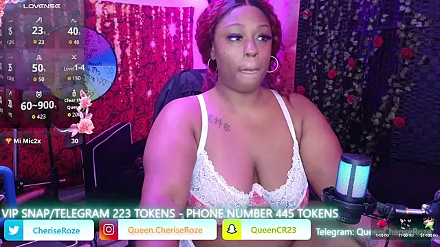 cheriserozequeen online show from September 10, 2:17 pm
