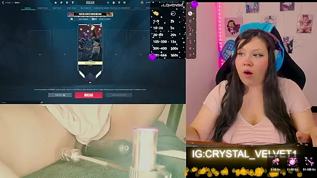 crystal7u7 online show from September 15, 8:42 pm