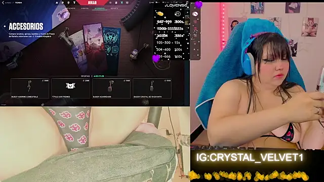 crystal7u7 online show from September 17, 8:43 pm