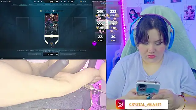 crystal7u7 online show from October 14, 8:09 pm