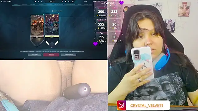 crystal7u7 online show from October 28, 8:33 pm