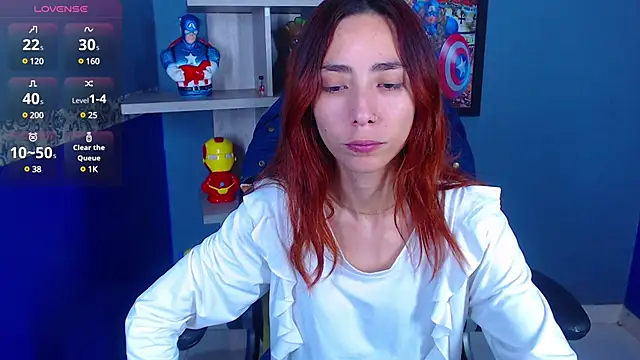 Erika Stevens online show from February 14, 3:15 pm