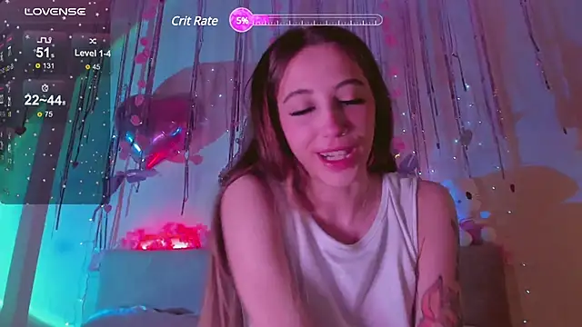 Snapshot of MelodyElf chatting on February 23, 4:24 pm MelodyElf online show from February 23, 4:24 pm