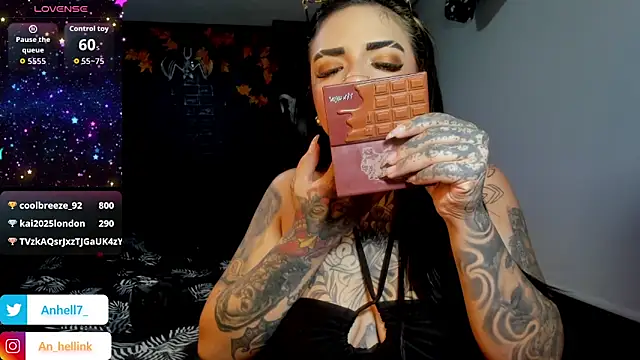 Anhell7 x online show from January 15, 7:28 pm