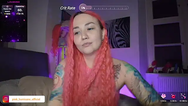 PinkHurricaneOfficial online show from February 9, 9:39 pm