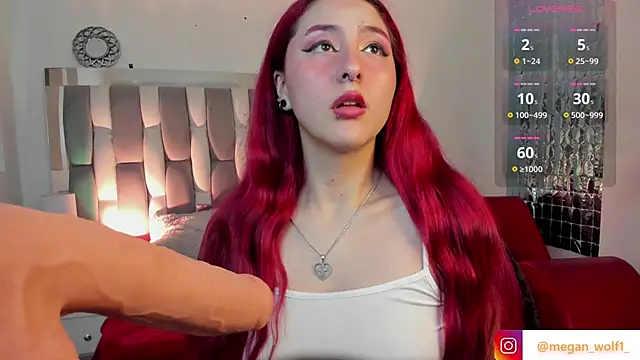 Snapshot of Megan_wolf1_ chatting on December 17, 4:56 am Megan wolf1  online show from December 17, 4:56 am