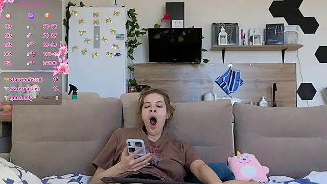 Girl alone home online show from March 16, 4:41 am