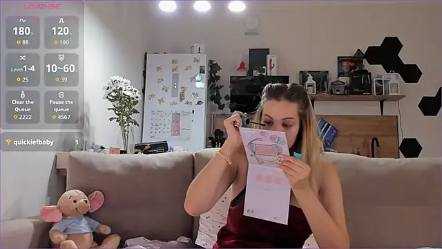 Girl alone home online show from October 24, 4:03 pm