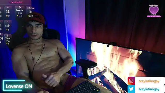 sexyboycolombi4 online show from March 7, 1:30 pm