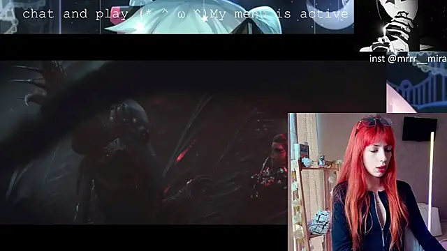 Snapshot of Meowroslava chatting on October 8, 12:14 pm Meowroslava online show from October 8, 12:14 pm