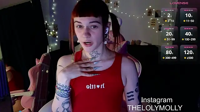 Snapshot of LolyMolli chatting on February 25, 6:09 pm LolyMolli online show from February 25, 6:09 pm