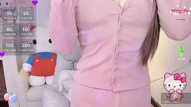 Snapshot of Kiss-18 chatting on January 18, 8:18 am Kiss-18 online show from January 18, 8:18 am