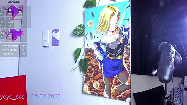 Snapshot of Yeye_scs chatting on February 1, 3:18 pm Yeye scs online show from February 1, 3:18 pm