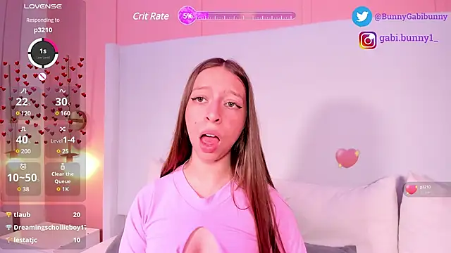 Snapshot of gabi_bunny chatting on February 24, 8:36 pm gabi bunny online show from February 24, 8:36 pm