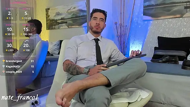 Snapshot of Nate_franco chatting on February 14, 8:42 am Nate franco online show from February 14, 8:42 am
