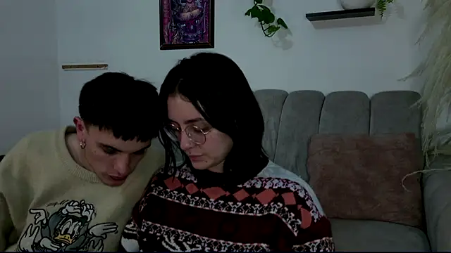 Snapshot of DeniseandDerek_time chatting on February 10, 5:14 am DeniseandDerek time online show from February 10, 5:14 am