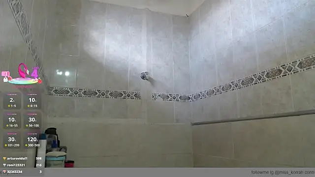 MissKorah online show from March 22, 10:15 pm