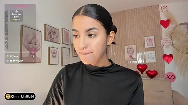 Kimm khalifa online show from February 18, 7:30 pm