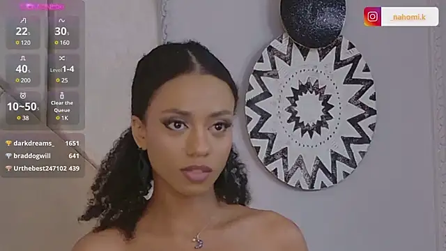 Nahomi King online show from January 10, 10:25 pm