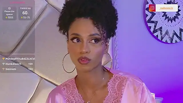 Nahomi King online show from February 13, 7:31 pm