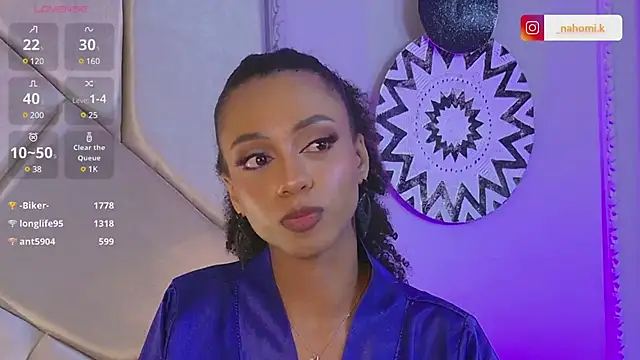 Nahomi King online show from February 19, 7:27 pm