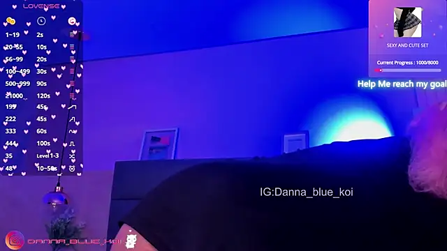 blue koi online show from January 26, 3:36 pm