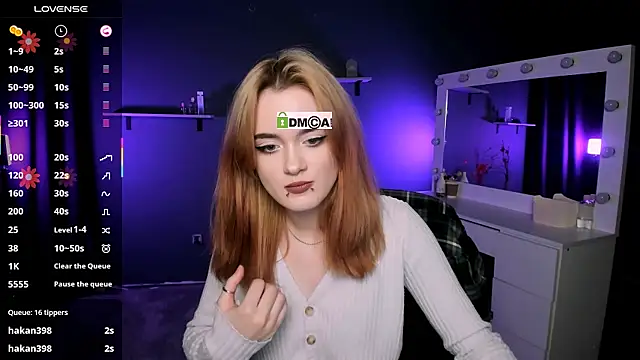 liana kisses online show from March 16, 10:53 pm