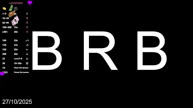 Victtoria Parker online show from October 27, 9:30 pm