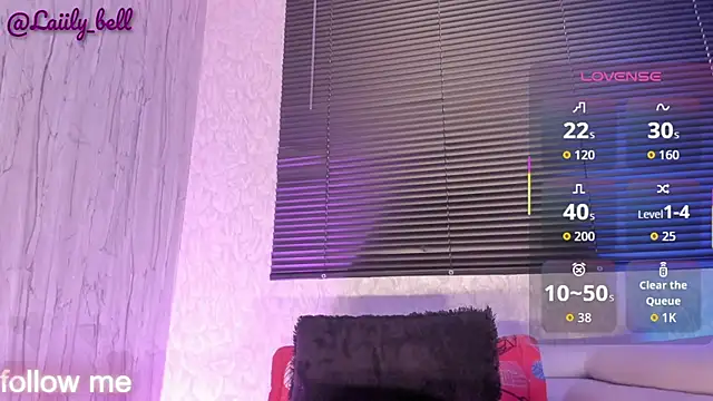 LaiilyBell12 online show from September 27, 1:05 pm