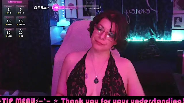 Snapshot of PenneyLayne chatting on December 2, 12:30 am PenneyLayne online show from December 2, 12:30 am