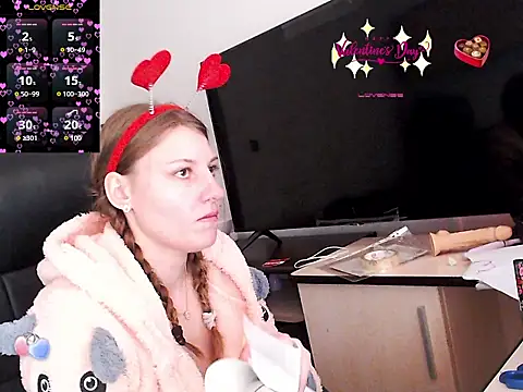 Snapshot of KimySandy chatting on February 15, 8:33 am KimySandy online show from February 15, 8:33 am