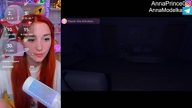 Anna Prince online show from February 23, 9:33 am