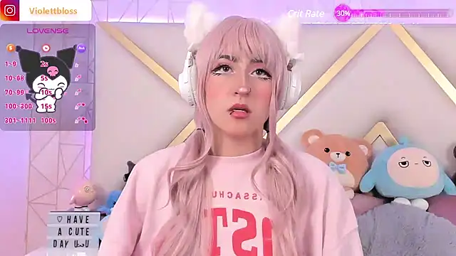 Violettbloss online show from February 10, 9:15 pm