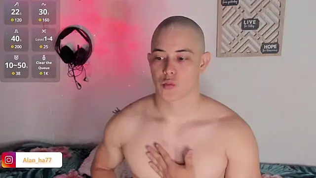 Alan hadid1 online show from December 7, 10:50 pm