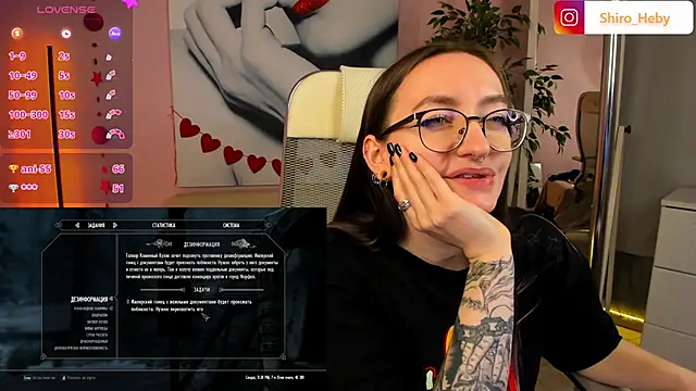 ShiroHeby online show from February 14, 6:40 pm