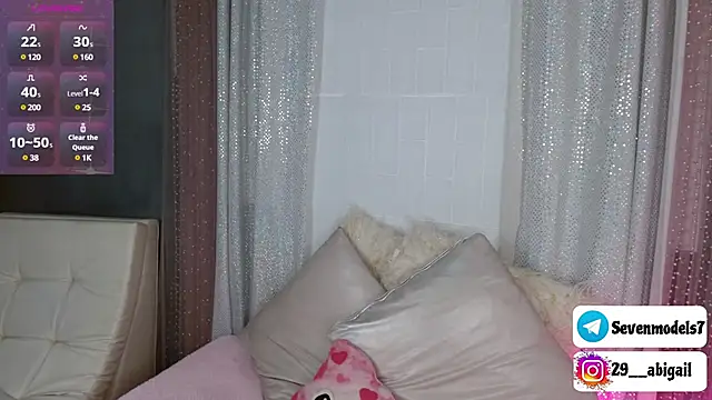 Abigail 29 online show from February 13, 1:05 pm