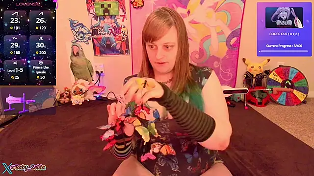 Snapshot of BabyZelda chatting on December 7, 10:12 am BabyZelda online show from December 7, 10:12 am