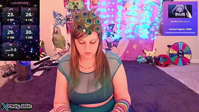 Snapshot of BabyZelda chatting on February 5, 11:34 am BabyZelda online show from February 5, 11:34 am