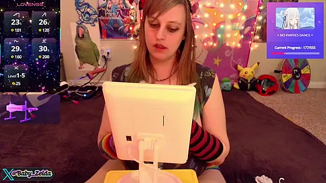 Snapshot of BabyZelda chatting on February 20, 4:07 am BabyZelda online show from February 20, 4:07 am