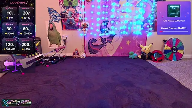 Snapshot of BabyZelda chatting on February 21, 5:24 am BabyZelda online show from February 21, 5:24 am