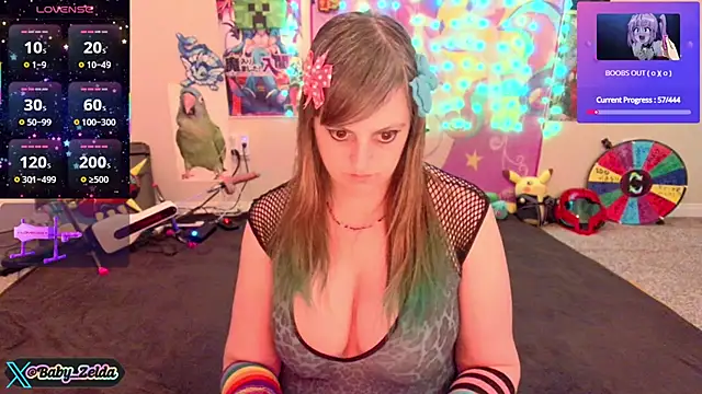 Snapshot of BabyZelda chatting on February 24, 3:55 am BabyZelda online show from February 24, 3:55 am
