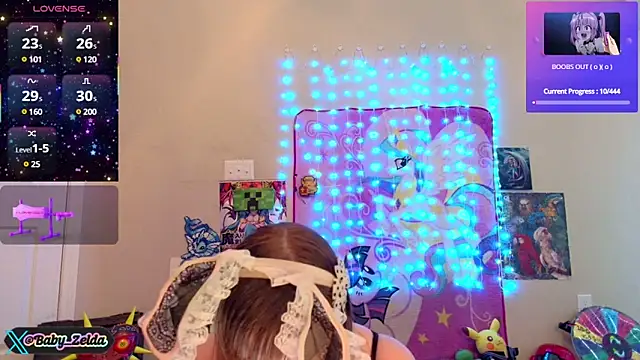 Snapshot of BabyZelda chatting on March 8, 8:03 pm BabyZelda online show from March 8, 8:03 pm