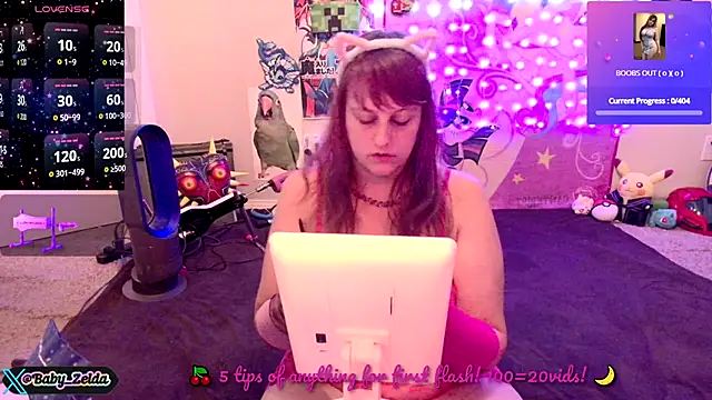 BabyZelda online show from December 23, 7:17 am